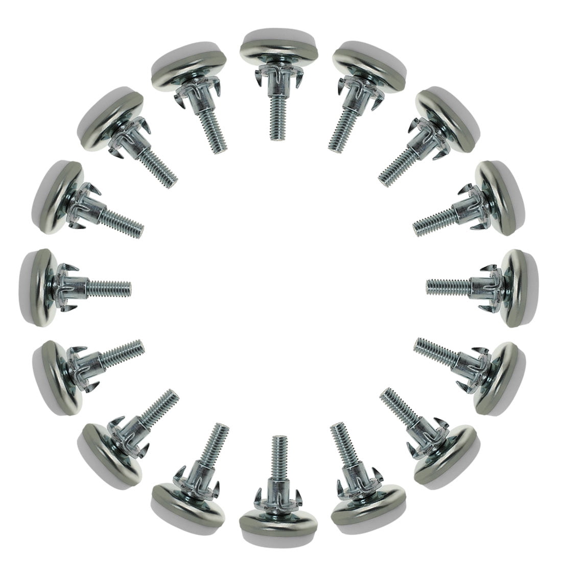 Details about   M6 x 25 x 28mm Leveling Feet Adjustable Leveler with T-nuts for Chair Desk Leg 
