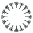 thumbnail image 1 of Uxcell M6 x 25 x 30mm Pies Niveladores Ajustables para Muebles Pierna de Mesa 16pcs, 1 of 7