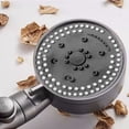 thumbnail image 6 of Powerful Handheld Shower Head - Multi-Function 6-Setting Spray with Water Efficient Design - ABS Construction with Rubber Nozzles for Hard Water & Scale Prevention, 6 of 6