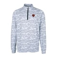 thumbnail image 2 of Men's Cutter & Buck Charcoal Chicago Bears Throwback Logo Big & Tall Traverse Camo Print Stretch Quarter-Zip Pullover, 2 of 3
