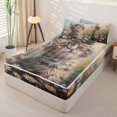 thumbnail image 2 of jejeloiu Colorful Cute Flower Zipper Twin Comforter Sets with Fitted Sheet and 2 Pillowcases Kids,Kawaii Pet Animal Cat Zipper Bedding Set,Reversible,4 Pieces, 2 of 7