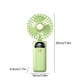 thumbnail image 3 of Ventilador plegable recargable por USB con pantalla digital • Ventilador portátil portátil de 5 velocidades • Batería de 1200mAh • Funcionamiento silencioso de 36dB • Blanco, azul, verde, 3 of 6