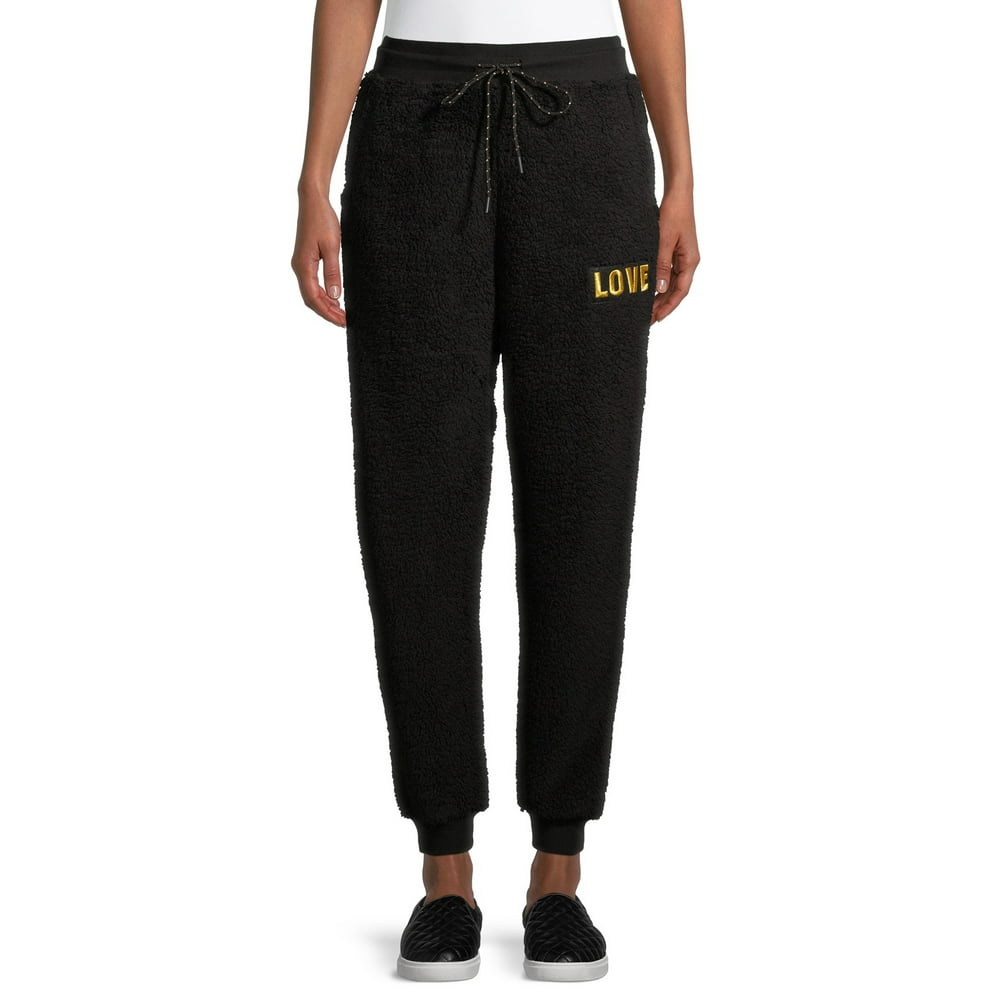 no boundaries sherpa lined joggers