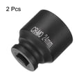 thumbnail image 3 of 2pcs 4 Point Square Socket 1/2" Drive 24mm Metric CR-MO Impact Wheel Socket, 3 of 7