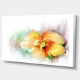 thumbnail image 2 of Beautiful Yellow Flower Drawing - Extra Large Floral Wall Art, 2 of 4
