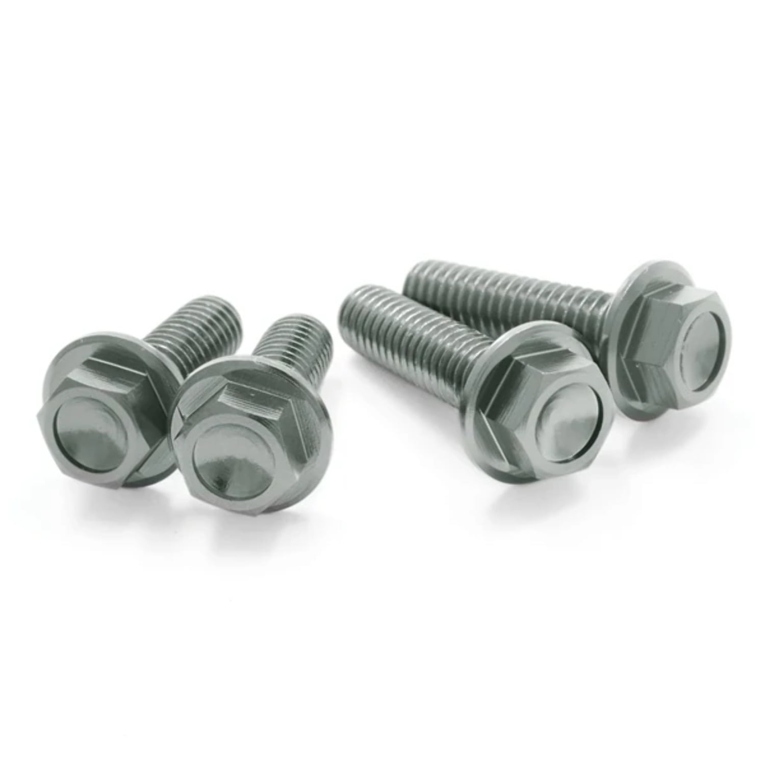 4/Pc Drc Aluminum M6 Flange Bolts 16Mm Ti-Color