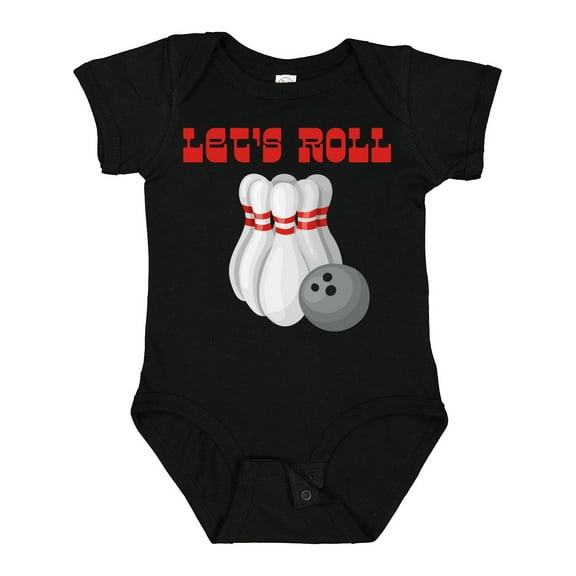 Inktastic Let's Roll Bowling Boys or Girls Baby Bodysuit