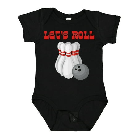 

Inktastic Let s Roll Bowling Gift Baby Boy or Baby Girl Bodysuit