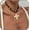 Cross, variant on Chunky Gold Necklaces for Women, Boho Fashion Leopard Print Metal Oval Resin Chain Punk Multilayer Choker Paperclip Cuban Link Chain Hip Hop Statement Necklace
