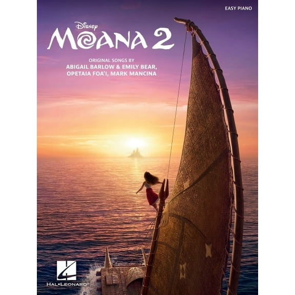 Moana 2 - Music from the Motion Picture for Easy Piano with Lyrics, (Paperback)