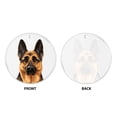 thumbnail image 2 of WIRESTER (2 Pack) Large 3 inch Acrylic Ready to Hang Ornament, Hanging Ornaments for Christmas Tree Holidays Party Home Office Xmas Tree Decoration Gift - Black Tan German Shepherd, Basset Hound Dogs, 2 of 7