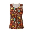 thumbnail image 4 of Lsque Retro Coffee Printed Workout Tank Tops for Women, Athletic Sports Tank Tops, Compression Sleeveless Dry Fit Shirts,Sleeveless Yoga Shirt-Small, 4 of 9