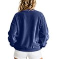 thumbnail image 4 of Xdegoge Womens Bomber Jackets Velour Long Sleeve Full Zip Up Vintage Casual Fall Winter Soft Y2K Trendy Outerwear with Pockets, 4 of 9