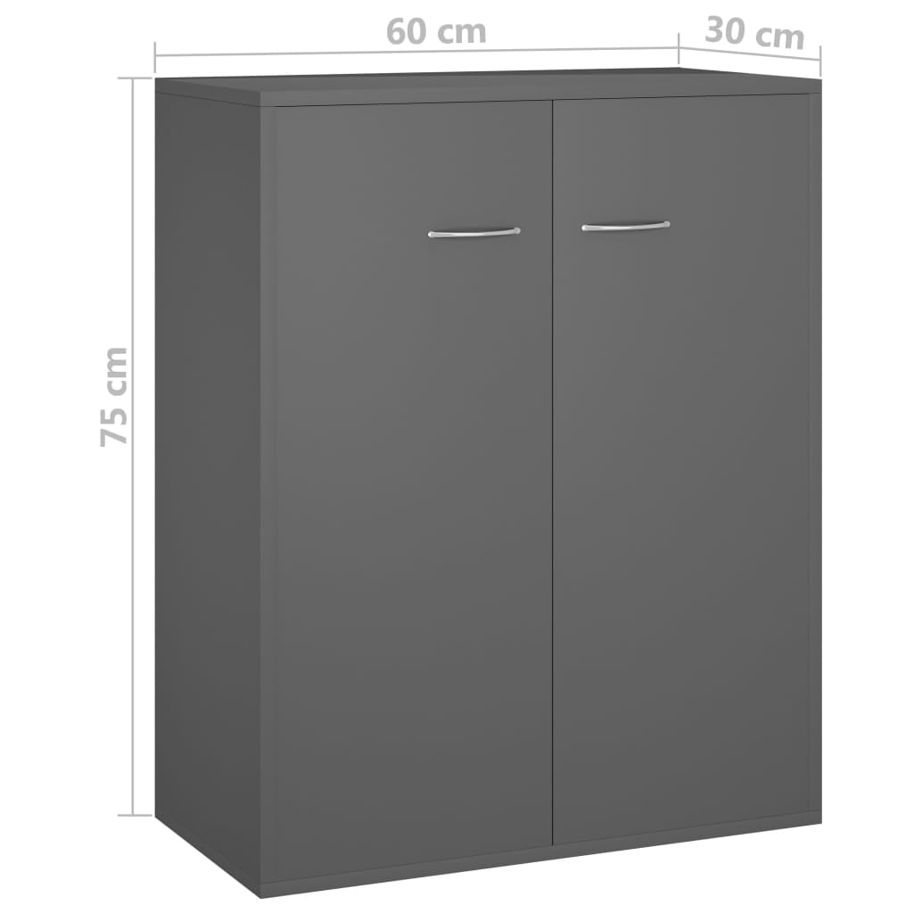 Kepooman Modern Storage Cabinet, Contemporary Wood Sideboard Buffet with Two Doors for Living Room Kepooman Modern Storage Cabinet, Contemporary Wood Sideboard Buffet with Two Doors for Living Room