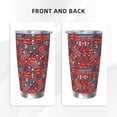 thumbnail image 3 of Salouo Fire Sign Print 20oz Tumbler with Lid,Stainless Steel Vacuum Insulated Tumbler Durable Insulated Coffee Mug Thermal Cup with Splash Proof Sliding Lid-Straw Three-piece Set, 3 of 8