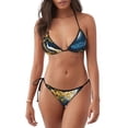 thumbnail image 1 of Fotbe Moonlit Golden Tree Peacock Traje de Baño para Mujer de Dos Piezas – Bikini Sexy de Tirantes Tipo Halter con Diseño Triangular, 1 of 6