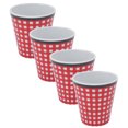 thumbnail image 4 of 4 unids/set taza de bebida de porcelana de imitación taza de melamina original para el hogar de la escuela del estudiante, 4 of 5