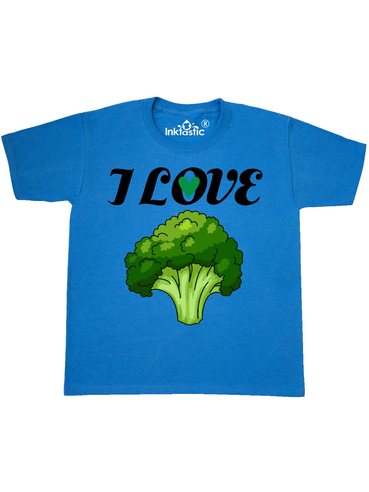 broccoli t shirt with giraffes