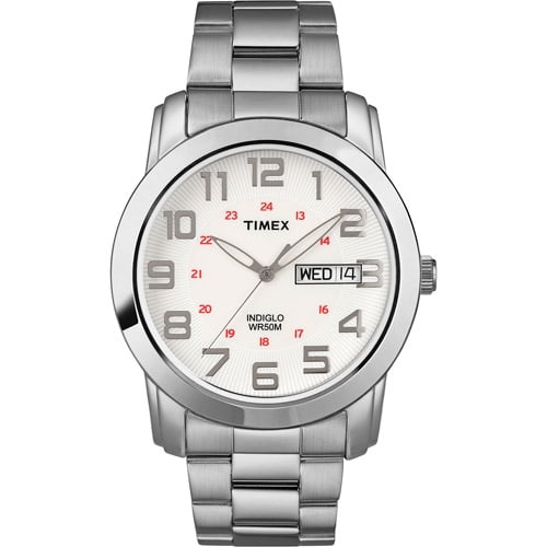Timex Men's Highland Street Watch, Silver-Tone Stainless Steel Bracelet by Timex