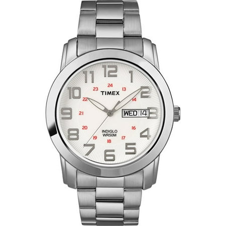 Timex Men's Highland Street Watch, Silver-Tone Stainless Steel Bracelet
