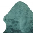 thumbnail image 5 of 2' X 3' Green Natural Off-White Medical Grade Sheepskin Throw Blanket, 5 of 7