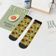 thumbnail image 7 of Fuzoiu Sunflowers Print Adult Socks, Crew Moisture-wicking Socks, Unisex Cushion Crew Socks,Casual Sports Ankle Socks, 7 of 7