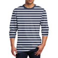 thumbnail image 1 of Men's T Shirt O-Neck Clothing Apparel Outdoor Long Sleeve Print Fashion Designer Vintage 3XL, 1 of 4