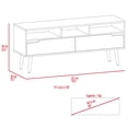thumbnail image 4 of 5 Shelf Design with 2 Drawers - Supports 60" TV - Rented Apartment - Gives Storage for Devices, 4 of 4