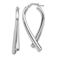 thumbnail image 1 of Diamond2Deal 925 Sterling Silver Rhodium-plated Post Dangle Earrings for Women, 1 of 6