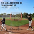 thumbnail image 6 of 7x7 ft Baseball Softball Practice Net, Portable Baseball Training Net for Hitting Batting Catching Pitching, Backstop Baseball Equipment Training Aids with Carry Bag and Strike Zone, 6 of 9