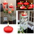 thumbnail image 4 of NOGIS 4 PCS Red Floating Candles, Unscented Dripless Wax Discs 1.8 Inch Decorative Floating Candles Mini Candle Floating Discs for Centerpieces, Cylinder Vases, Weddings, Party, Home Decor, 4 of 7