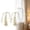 D, variant on Curtain Set with Decorative Rings and Pull Cords - Includes Fixing Device for Versatile Window Drapes Polyester Thread Detailing for Stylish Interiors