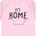 thumbnail image 4 of Inktastic It's Home- State of Iowa  Outline Distressed Text Boys or Girls Long Sleeve Baby Bodysuit, 4 of 5