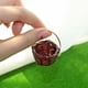 thumbnail image 2 of Cesta de bambú para guardar alimentos en casa de muñecas, hecha a mano, escala 1:6 1/12, para sala de estar BJD vino rojo, 2 of 9