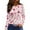 Pink, variant on NMMUED Womens Christmas Shirts Christmas Tunics for Women Blouses for Women Casual Christmas Womens Tops Long Sleeve Tops for Women Christmas Long Sleeve Shirt Women Light Pink L