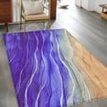thumbnail image 2 of 2.7'x5' Area Rugs, Purple Ombre Coastal Indoor Outdoor Area Rug for Living Room Bedroom, Summer Nautical Beach Ocean Seaside Washable Bathroom Rugs Kitchen Floor Carpet Mats Home Decor Aesthetic, 2 of 8