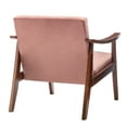 thumbnail image 5 of US Pride Furniture Gopal 27.2" Wide Velvet Accent Chair-Rose, 5 of 5