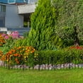 thumbnail image 4 of 24" (H) x 30' (L), Double Fancy Decorative Outdoor Fence, Garden Fence, Rustproof Metal (10 pcs), 4 of 8