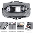 thumbnail image 3 of Bolsa de viaje Urtala 80L impermeable y resistente a la rotura, gris, 3 of 7