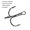 thumbnail image 5 of Uxcell 1# 1.1" Treble Fish Hooks Carbon Steel Bend Hook with Barbs, Black 20 Pack, 5 of 5