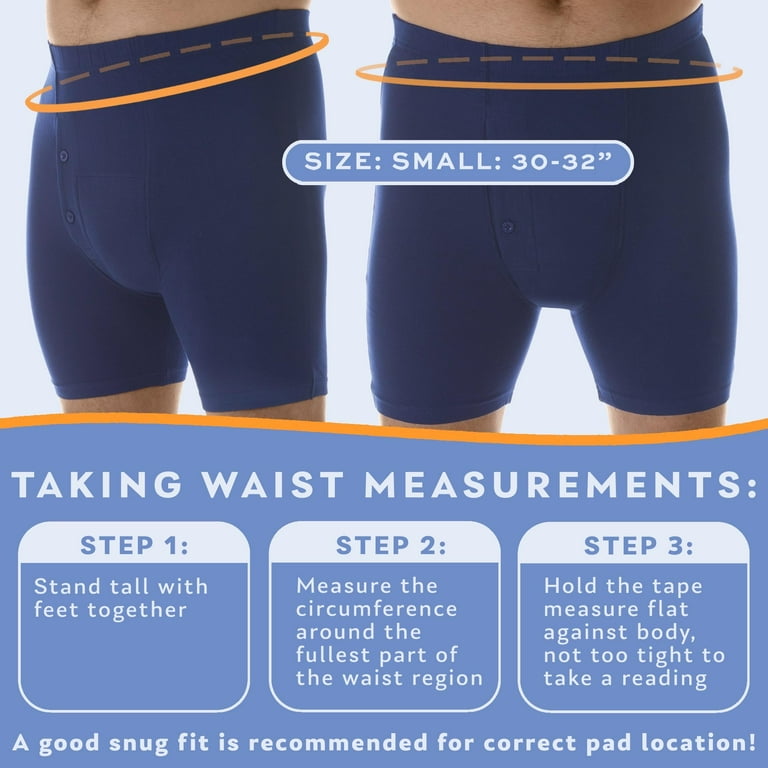 Wearever Men's Incontinence Underwear Washable Bladder Control