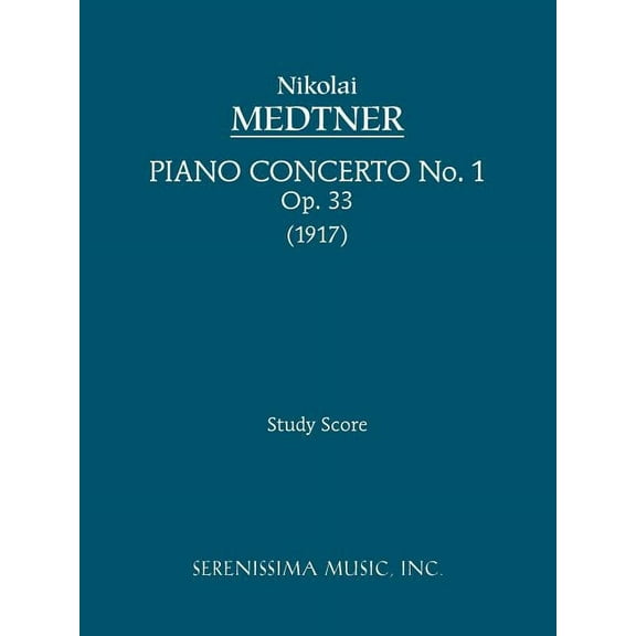 Piano Concerto No.1, Op.33: Study score (Paperback)