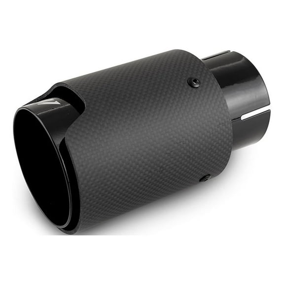 Mishimoto Carbon Fiber Exhaust Tip, M Logo, 2.5”, Black