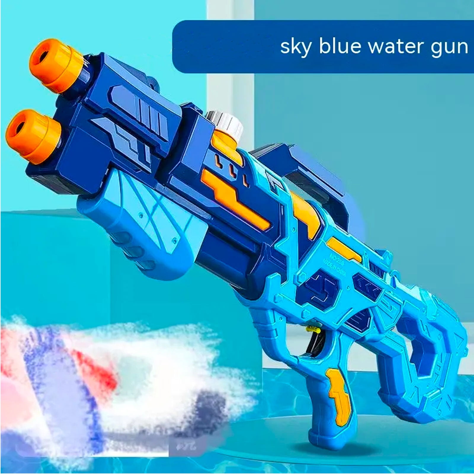 Large Water Guns 1000cc 30ft Super Blaster Toy Guns for Outdoor Water Fights, Beach, Sand, Summer, Pool Party Fun