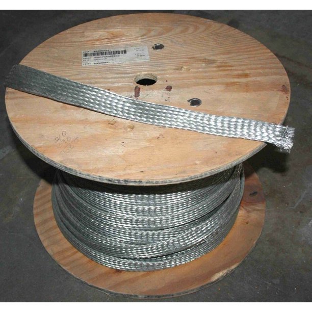 Heavy Duty Braided Grounding Strap, by the Foot