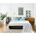 thumbnail image 3 of 100% Cotton Basket Weave Thermal Bed Blanket Breathable Super Soft Layering All Season Light Weight for Home Decoration, 3 of 4