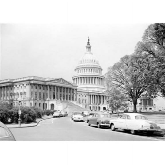 USA Washington D.C. United States Capitol Building Poster Print - 18 x 24 in.