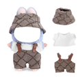 thumbnail image 1 of Set de ropa para muñecas KEOOUA de 17 cm, moderno y elegante con sombrero, 1 of 4