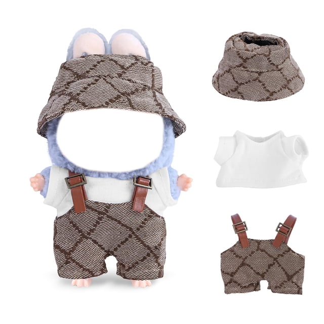 Set de ropa para muñecas KEOOUA de 17 cm, moderno y elegante con sombrero