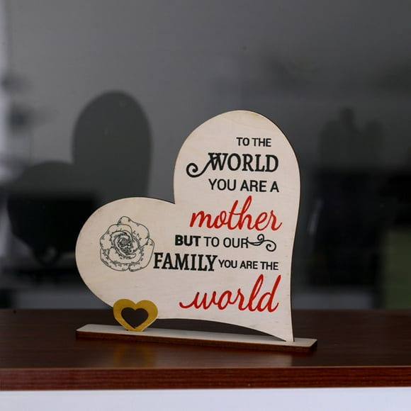 Vaidha Wooden Keepsake Box for Mom with "To The World You Are A Mom" Quote | Floral Print Decor | Mothers Day Gifts from Son or Daughter | Birthday Anniversary Present | 7.48x7.28 Inch